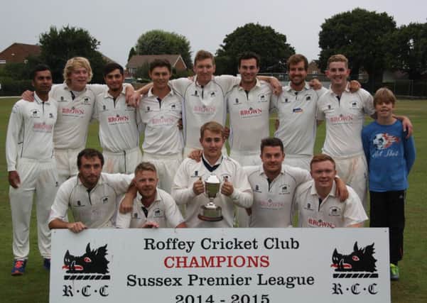 Roffey Cricket Club lift the Premier Division title for a third time