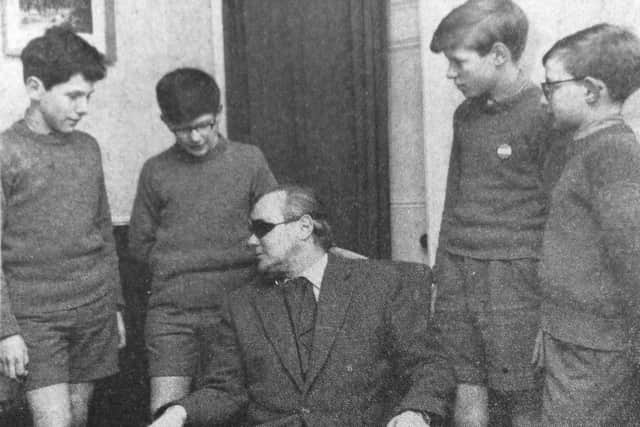 Poet Anthony Naumann at Penthorpe School, Rudgwick, in 1969
