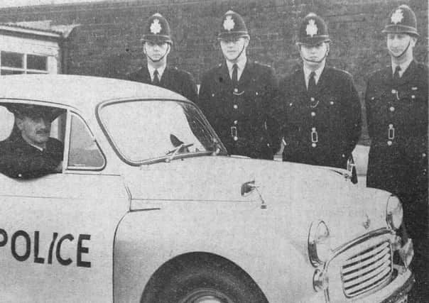Horsham's police officers in 1969