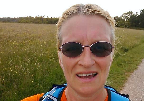 Charity runner Sally Lilley SUS-161209-164035001
