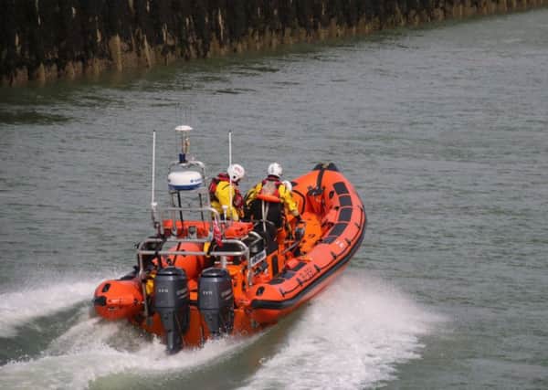 Littlehampton RNLI's Atlantic 85 lifeboat 'Renee Sherman' SUS-160913-132107001