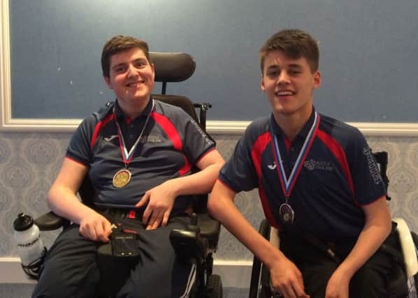 Middleton boccia duo Tim Hayes and Louis Saunders