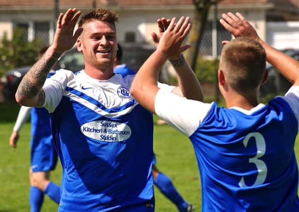 Rob O'Toole struck a perfect hat-trick in Shoreham's victory on Saturday. Picture: Stephen Goodger
