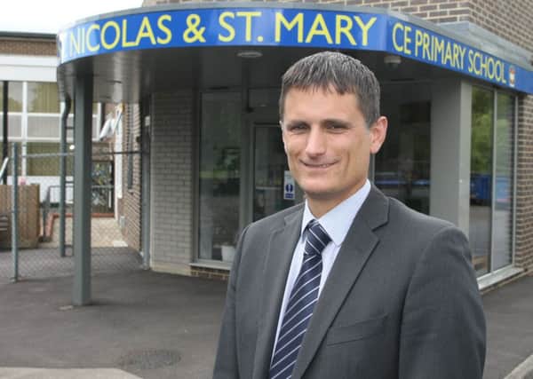 David Etherton, headteacher of St Nicolas and St Mary CE Primary School, Shoreham. Picture: Derek Martin
