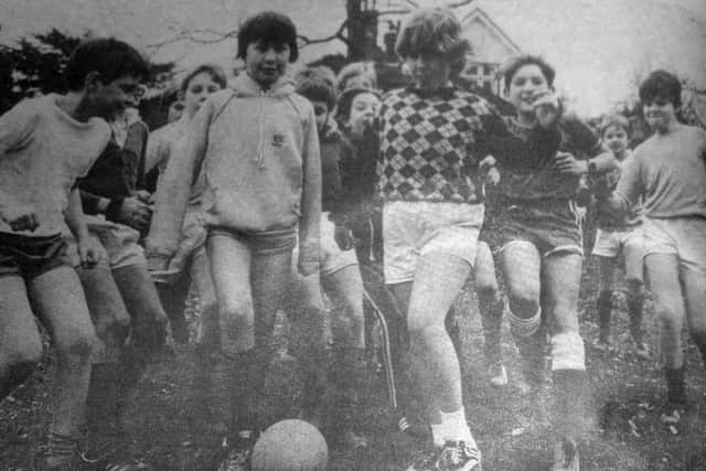 Football at St Mary's in 1984