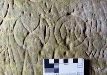 Numerous ritual protection or 'witch' marks have been revealed