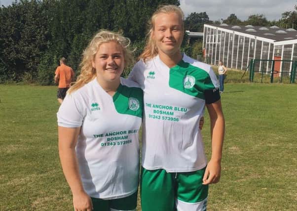Alice Walford and Loulou Robson of Chi City girls under-16s
