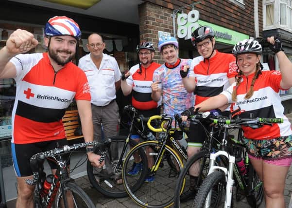 Cyclists at Steyning