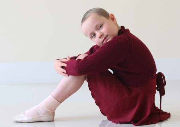 DM16144609a.jpg Holly Hinvest 7, has had private ballet lessons after being diagnosed with Leukaemia. Photo by Derek Martin SUS-160918-203636008