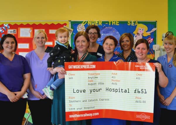 The donation for Love Your Hospital