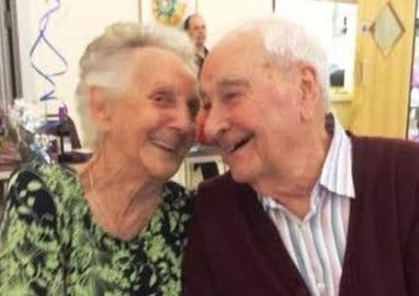Beryl and Arthur Wilson celebrate their anniversary