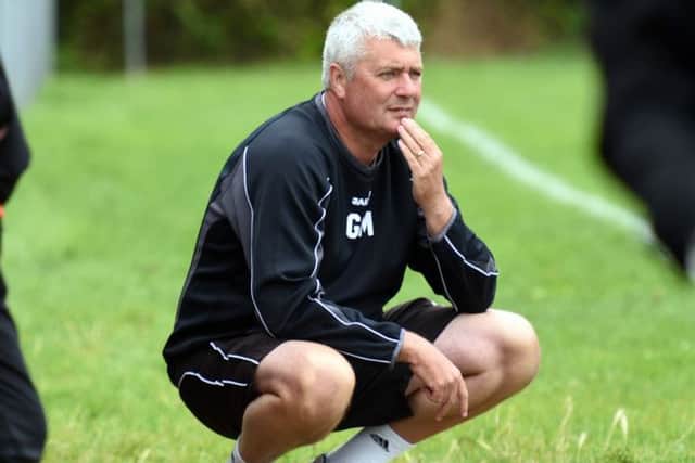 Sussex League Football

Mile Oak v Steyning Town. 

Pictured is Steyning Town Manager, Gerry Murphy.

Reporter: Steve Bailey
Picture: Liz Pearce

20/08/2016

LP1600672 SUS-160820-222136008