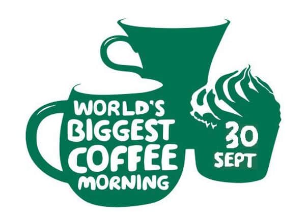 World's Biggest Coffee Morning logo September 30, 2016
PHOTO: Supplied EMN-160819-095215001