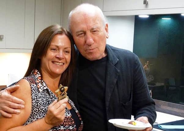 Christopher Timothy with winner Best Builders Bake Off 2016 winner Gina Trusler, administration manager