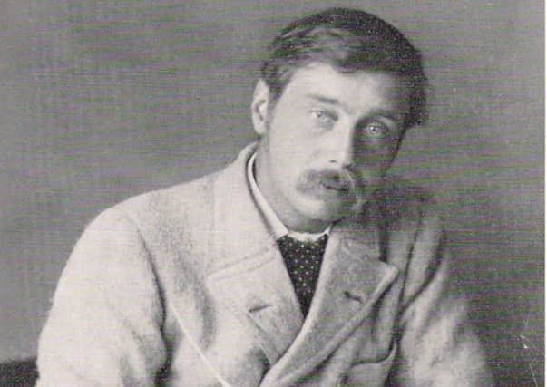 HG Wells, pictured in 1895 or 1896.
