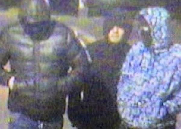 Police want to speak to these three men other an attempted robbery in Peasmarsh. Photo courtesy of Sussex Police SUS-160922-142216001