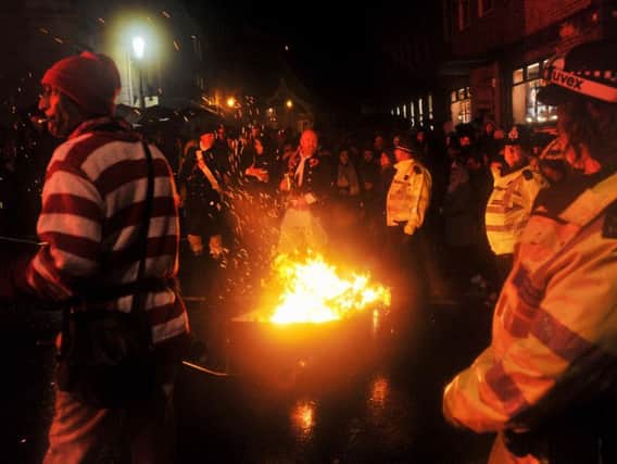 Last year's Lewes Bonfire night celebrations