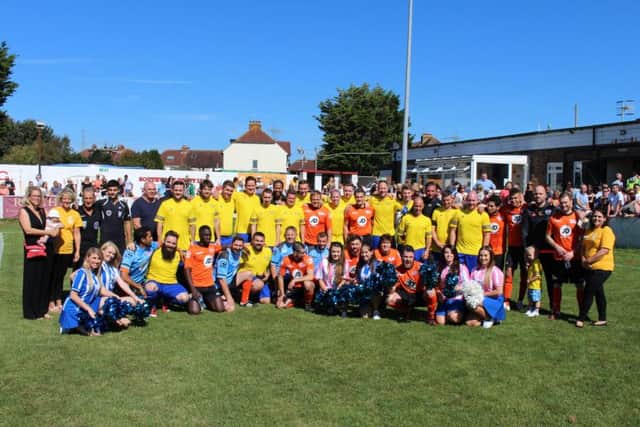 The charity football match in aid of Chestnut Tree House took place on Sunday, September 11 SUS-160923-144932001