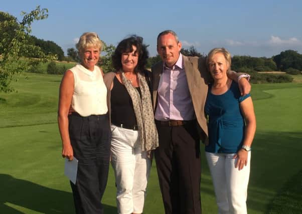 The winners of Cowdray's ladies' pro-am