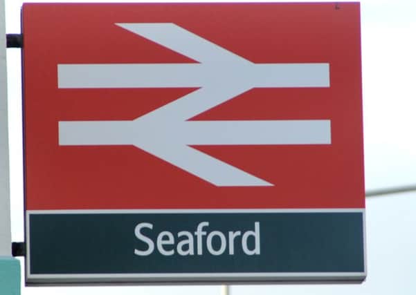 Seaford Train Station sign