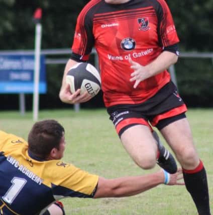 Peter Kerins kept his excellent form going, marshalling the backs and kicking the points when required