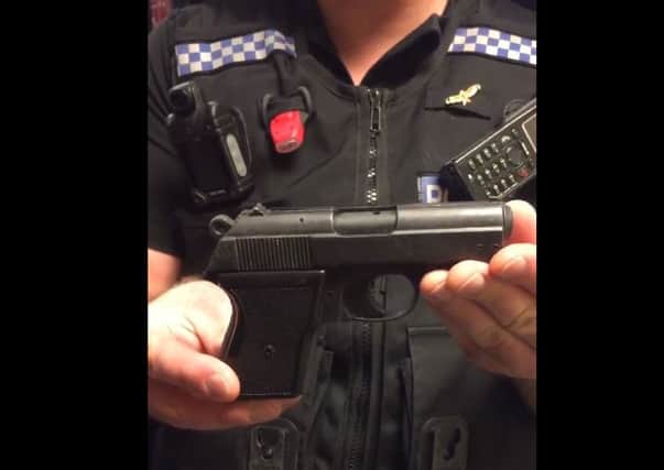 Crawley Police posted the video on their Twitter account yesterday. Picture (from video): Crawley Police