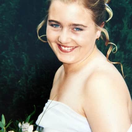 Samantha Chapman, pictured in 2002 at her sister's wedding. 
Picture: Liz Pearce
