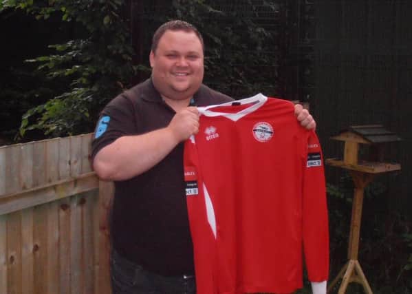 Tim Penlington when he took over as manager of Crawley Down Gatwick in 2014