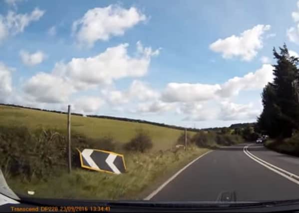 Dashcam footage of the crash. Picture: Youtube/Zibbdi