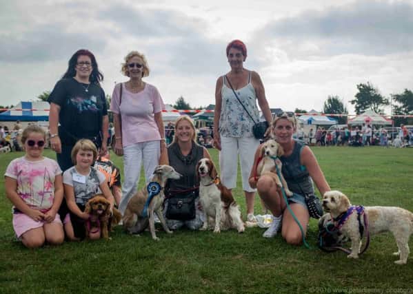 The dog show was hugely-popular, attracting 150 entries