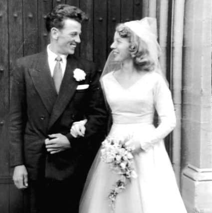 Reg and Yvonne on their wedding day, October 6, 1956