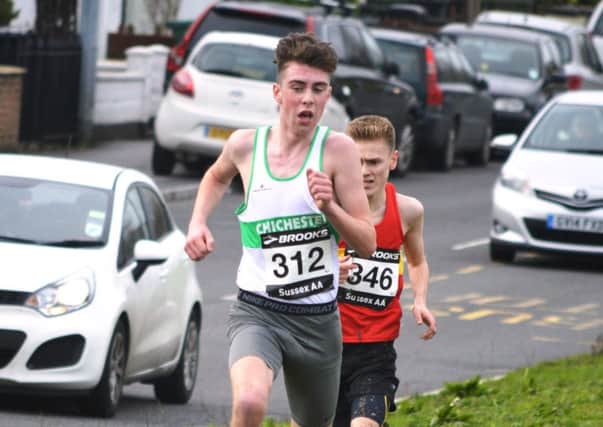 Ben Collins is one of Chi's under-17 cross-country runners for the new season