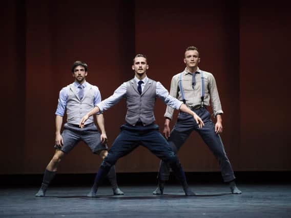Marc Galvez, Bradley Waller and Harry Price in BalletBoyz Life