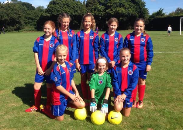 Barnham Trojans under-12 girls' team