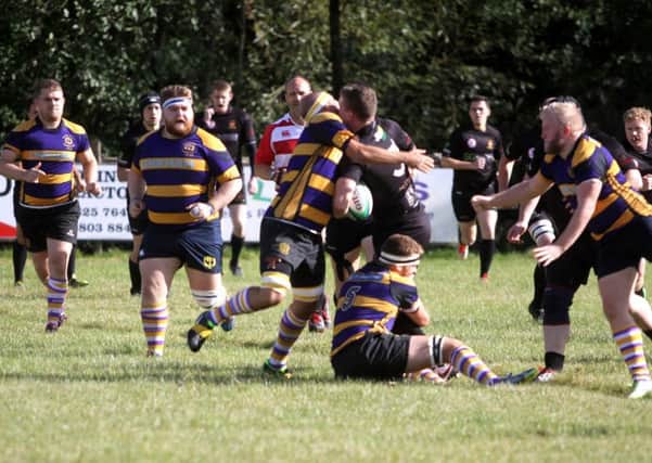 Uckfield beat Burgess Hill 34-7. Picture by Ron Hill (HillPhotographic)