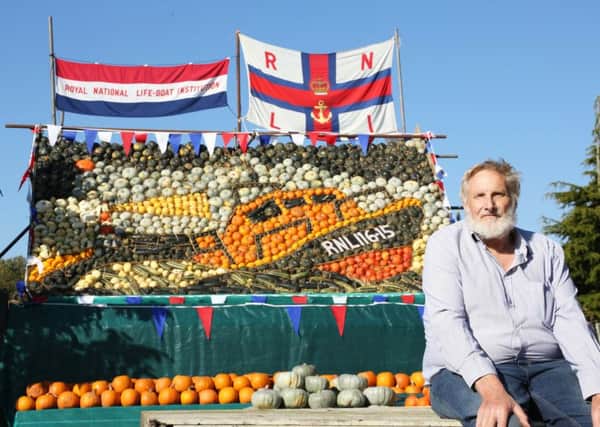 Robin Upton's Slindon pumpkins display for 2015. Pictures by Eddie Mitchell SUS-150610-084944001