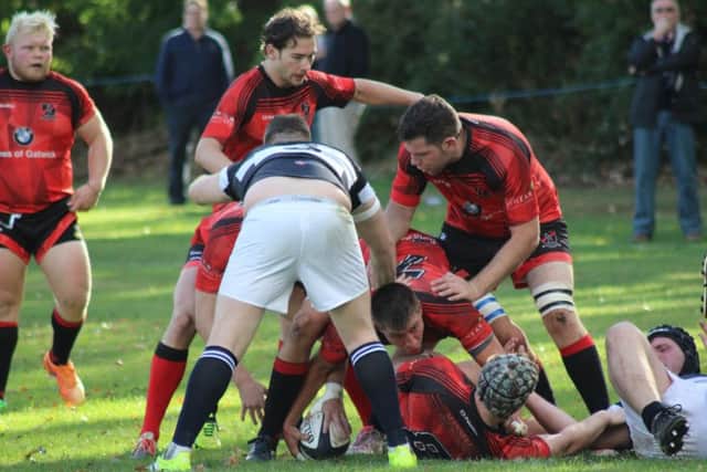 Heath forwards again put on a strong display v Old Dunstonians