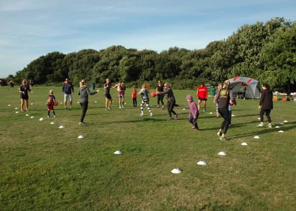 Worthing-based Your Next Move Fitness fundraising for Teenage Cancer Trust at Goring Gap