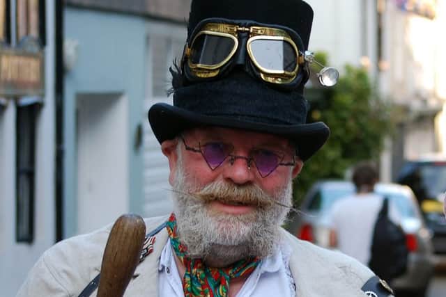 Hastings Borough Bonfire Society chairman Nick Lynas at Old Town Carnival Week in 2013