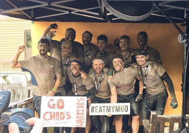 The eleven men took on the Warrior run in memory of their friend and brother Martin Cadman