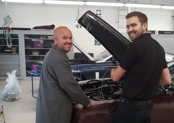 Veteran Simon Roxbee is now working at Rolls-Royce