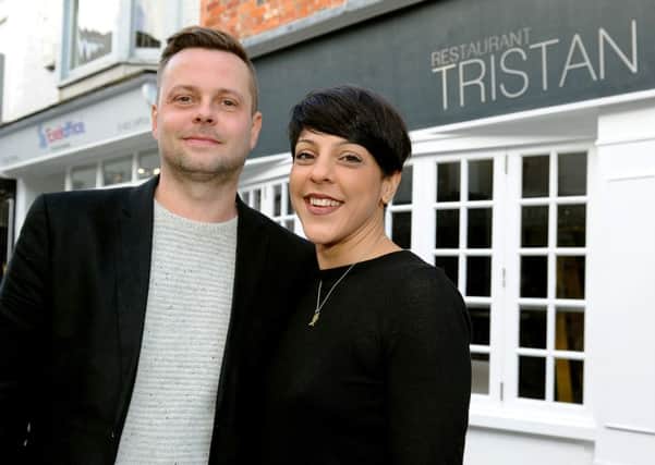 Tristan and Candy Mason pictured after the re-opening of Restaurant Tristan in February