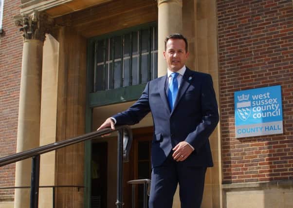 Nathan Elvery new chief executive at West Sussex County Council SUS-160627-165751001