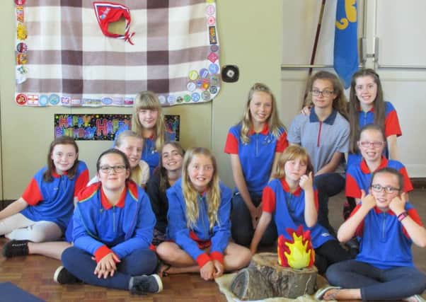 1st Aldingbourne Guides organised the 40th anniversary party