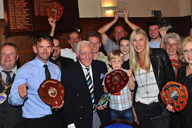This year's Littlehampton Sports Award winners with their trophies. Picture: Stephen Goodger