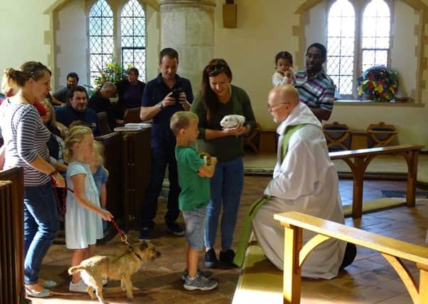 Blessing of the Animals at St Peter's Church, Selsey