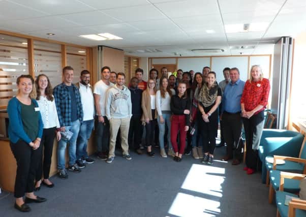 Masters students from Southampton Solent Universtity visited Shoreham Port