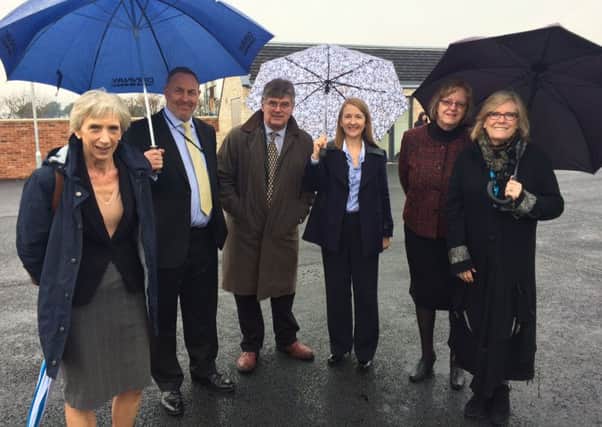 Representatives from various councils involved and Katy Bourne from Sussex Police at the opening of the Â£1m site in March 2015