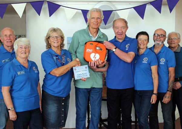 The Ropetackle Arts Centre now has a defibrillator thanks to Adur East Lions.