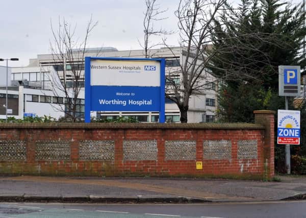 W03086H14-Hospital.

Worthing Hospital    Western Sussex Hospitals     Lyndhurst Road  Worthing ENGSUS00120140115174315